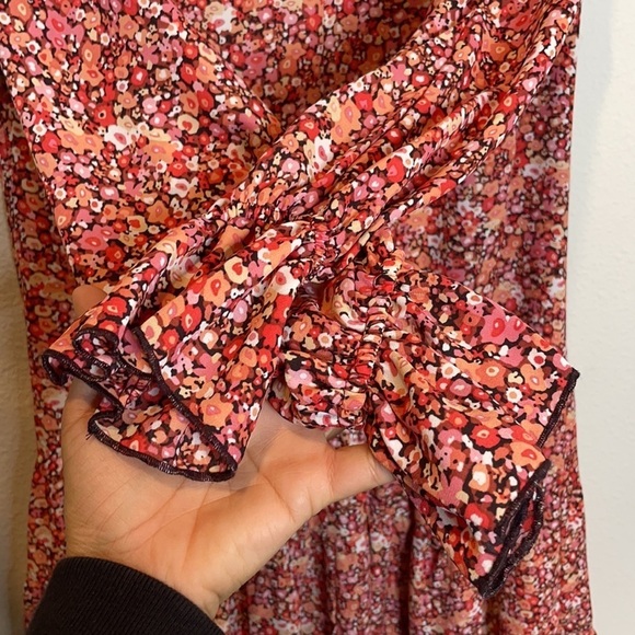 NWT Anthropologie O.P.T. Maxi Floral Ruffle Dress - Picture 5 of 12